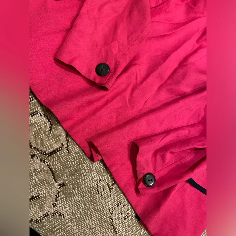 Christian Dior Vintage Blazer in Pink and Navy Size 14